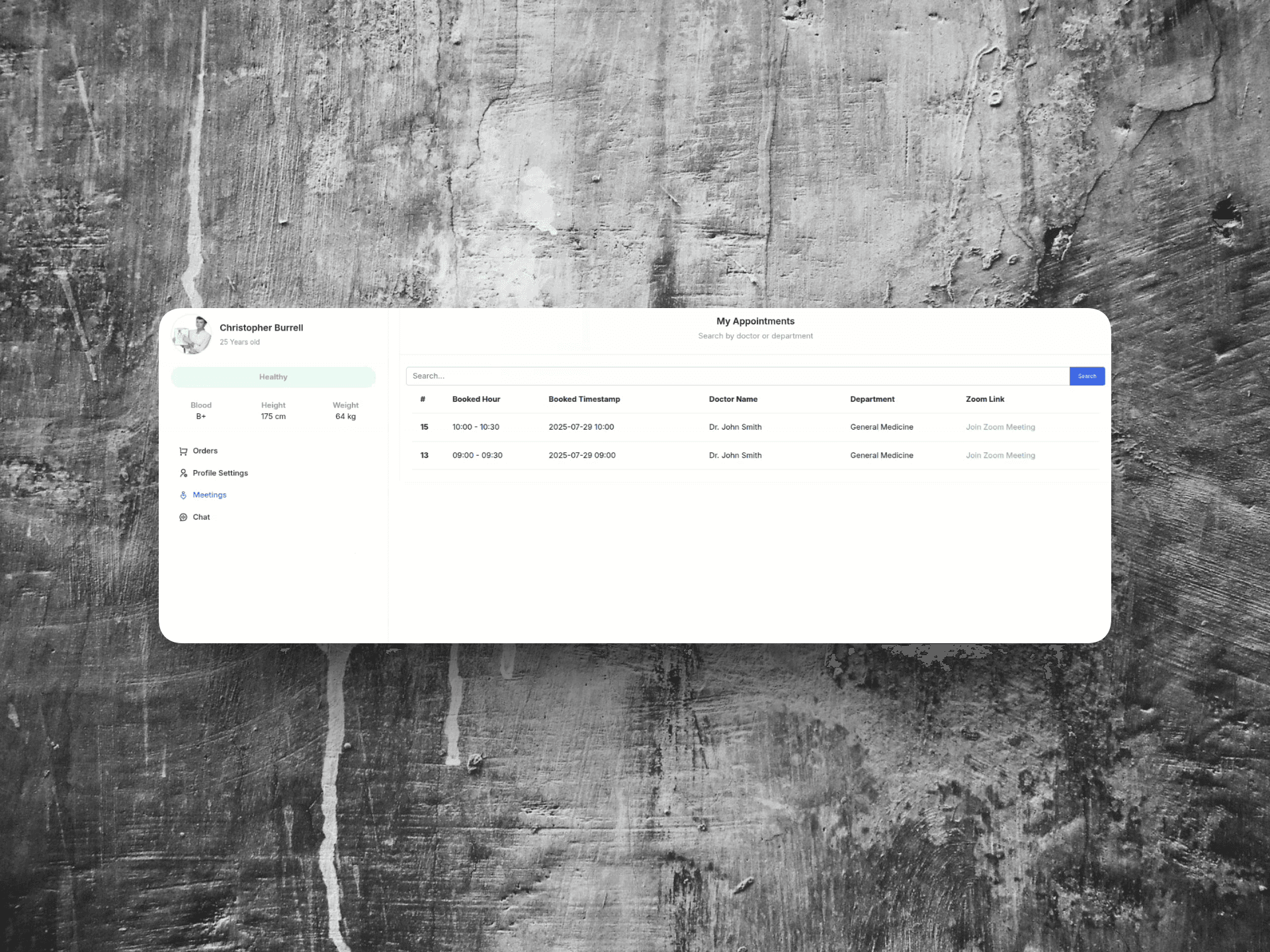 doctor appointment webapp